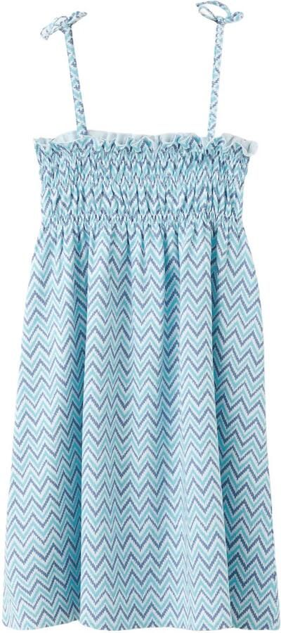 Mango Kids zomerjurk blauw