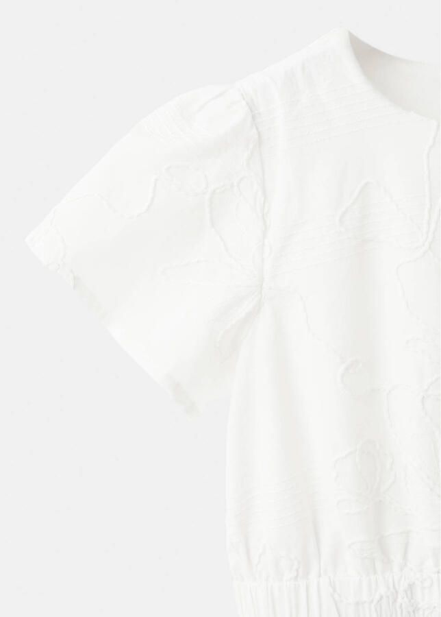 Mango Kids zomerjurk wit - Foto 2