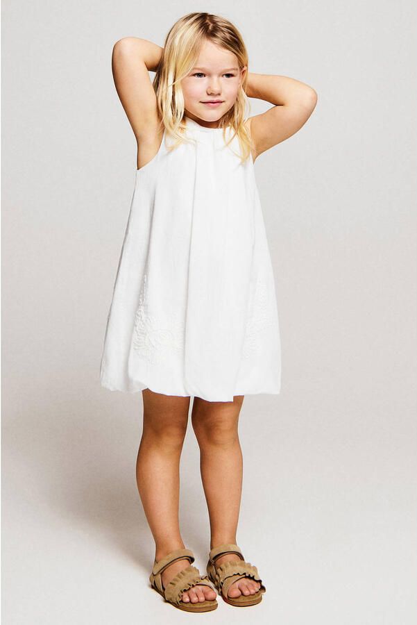 Mango Kids zomerjurk wit