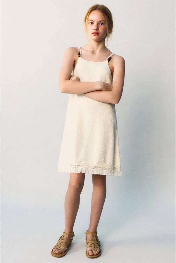 Mango Kids zomerjurk wit