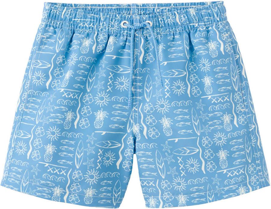 Mango Kids zwemshort blauw