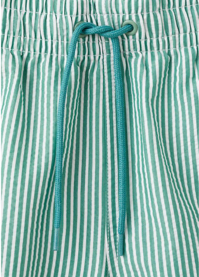 Mango Kids zwemshort gestreept groen - Foto 2