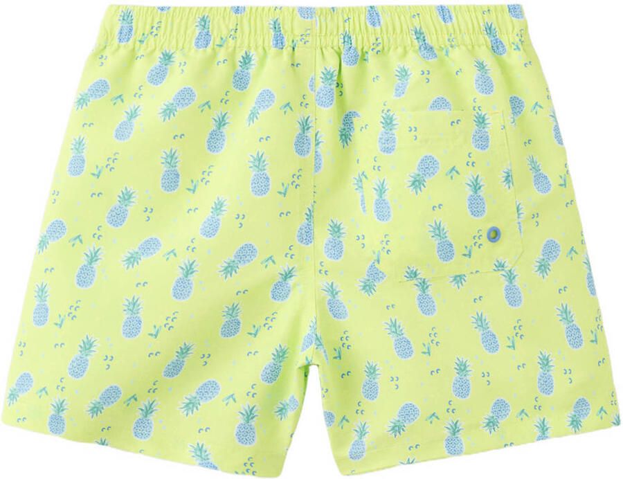 Mango Kids zwemshort limegroen blauw - Foto 2