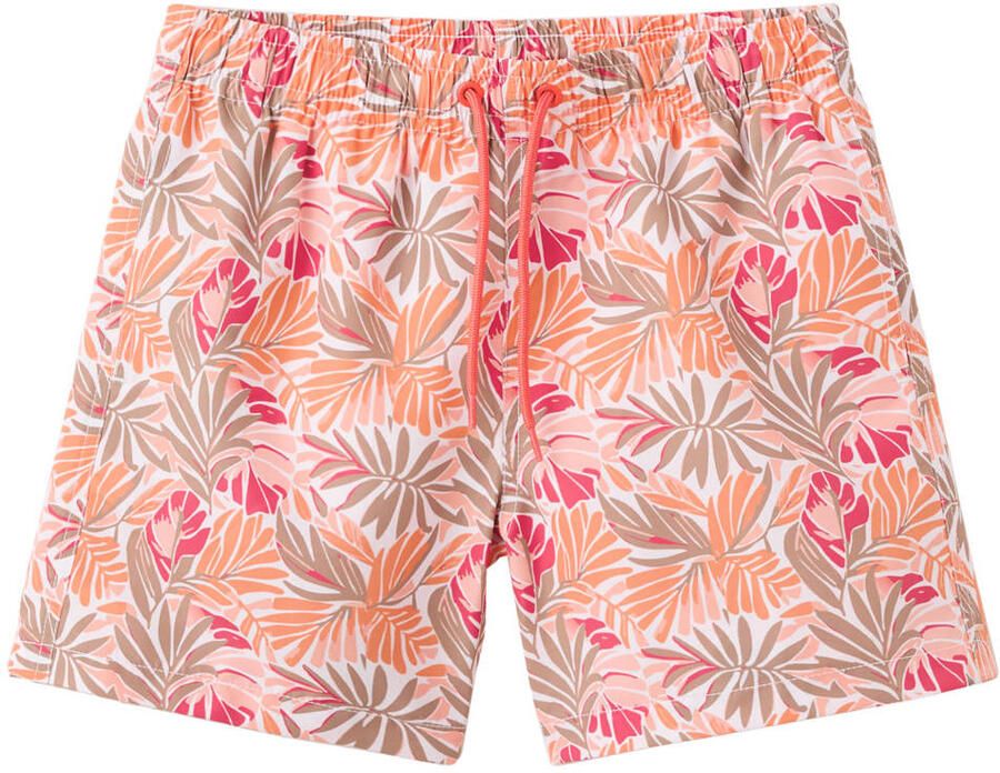 Mango Kids zwemshort oranje roze grijs