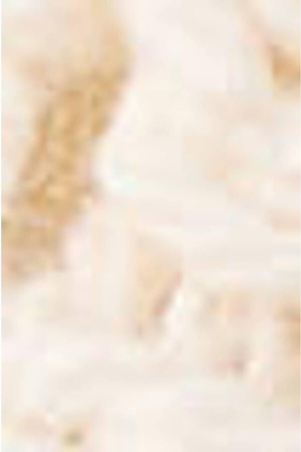 Mango korte gehaakte bohemian zomerjurk beige - Foto 3