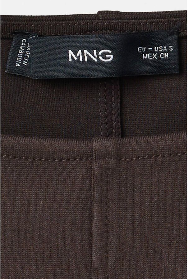 Mango korte jurk bruin - Foto 2