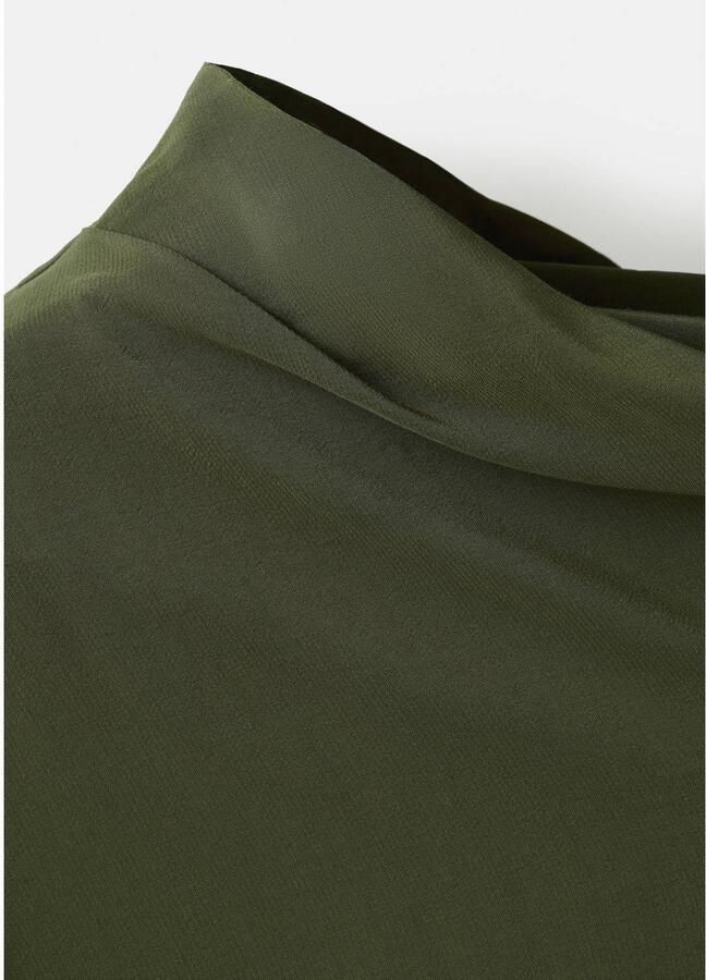 Mango korte jurk groen - Foto 2