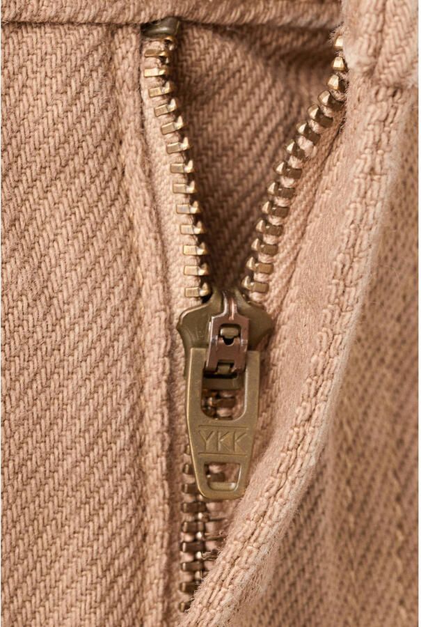 Mango low waist barrel jeans lichtbruin - Foto 3