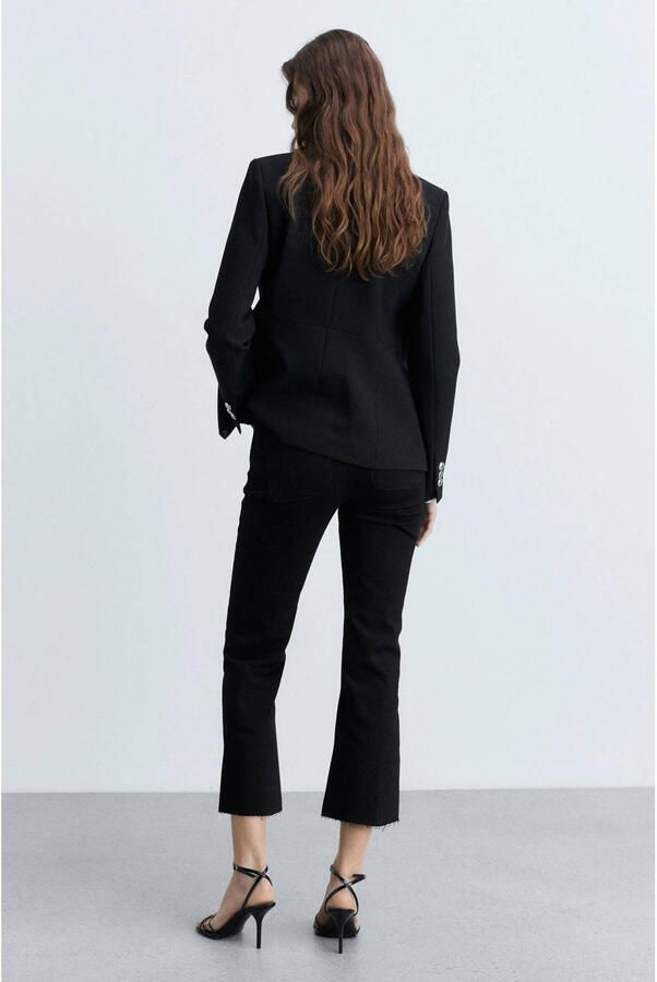 Mango low waist black denim - Foto 3