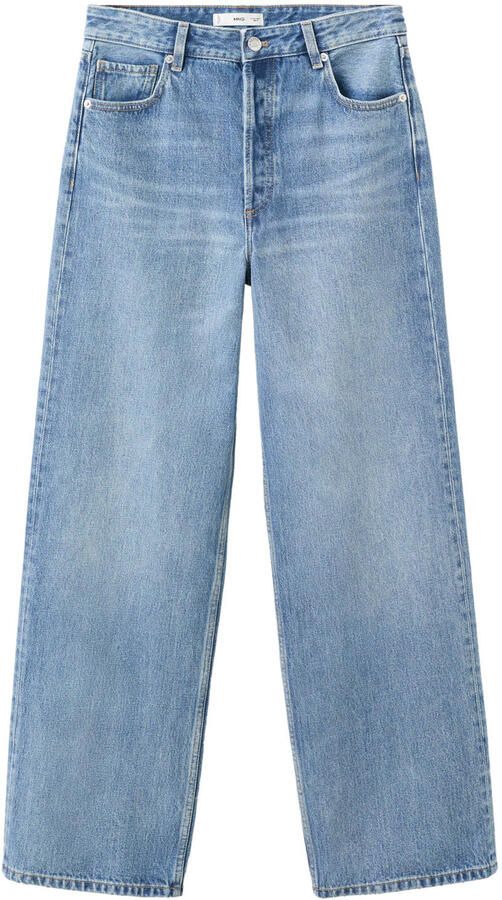 Mango low waist straight leg jeans light blue denim - Foto 3