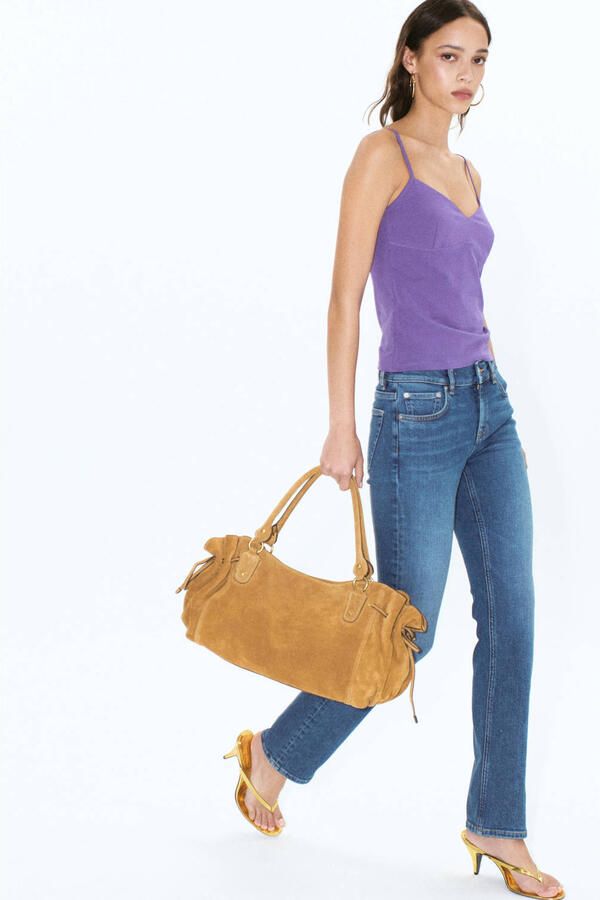 Mango low waist super skinny jeans medium blue denim - Foto 3