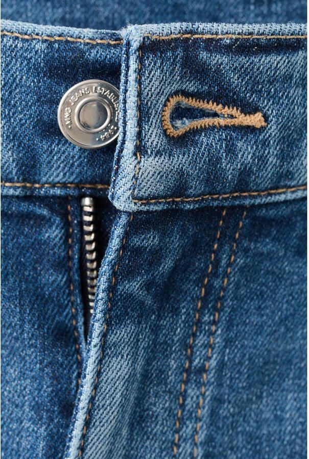 Mango low waist super skinny jeans medium blue denim - Foto 2