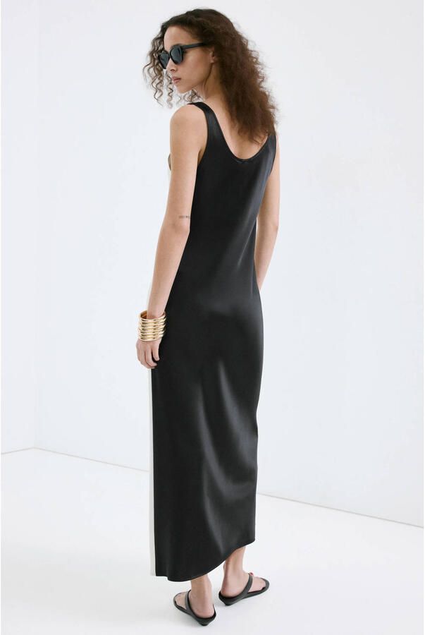 Mango maxi jurk beige - Foto 3