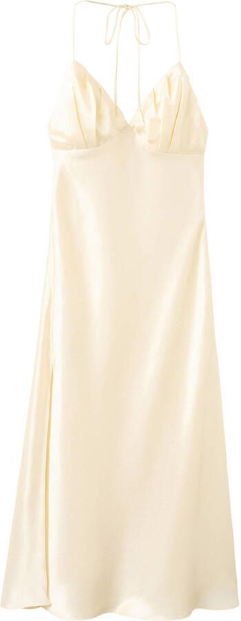 Mango maxi jurk ecru - Foto 3