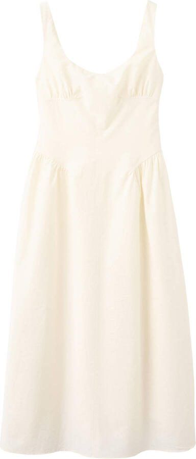Mango maxi jurk ecru