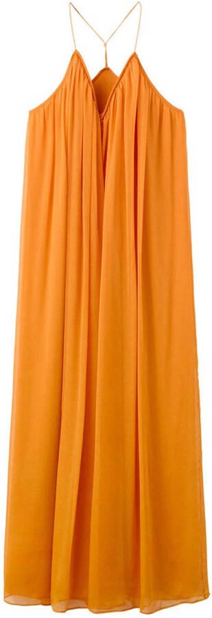 Mango maxi jurk oranje