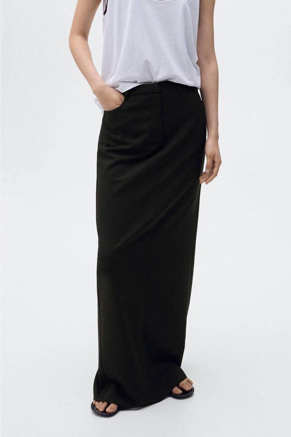 Mango maxi rok zwart - Foto 1