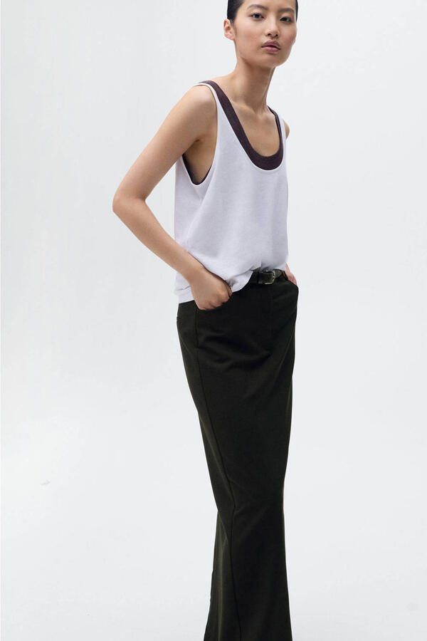 Mango maxi rok zwart - Foto 2
