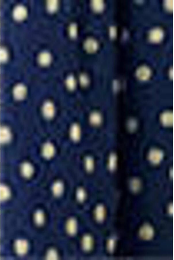 Mango midi halter zomerjurk met stippen blauw - Foto 2