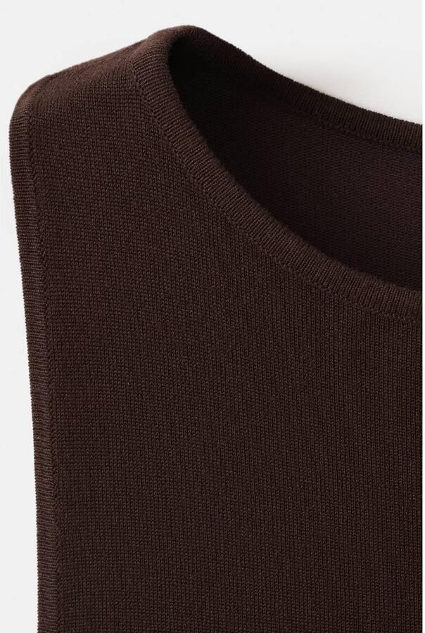 Mango midi jurk bruin - Foto 2