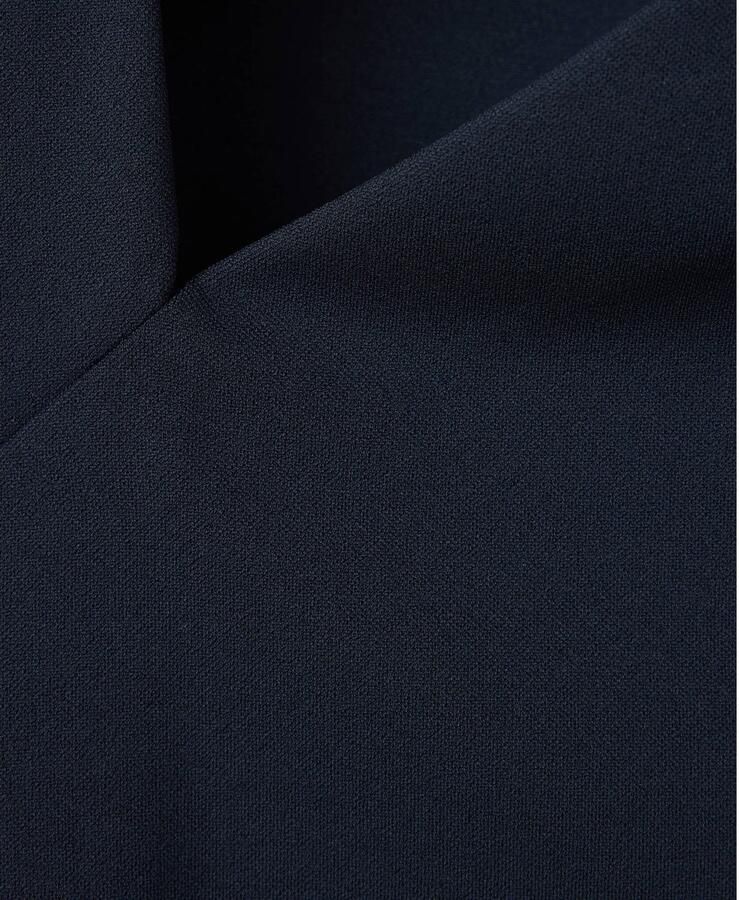 Mango midi jurk donkerblauw - Foto 2