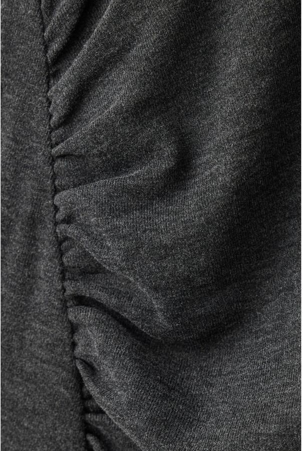 Mango midi jurk met split grijs - Foto 3