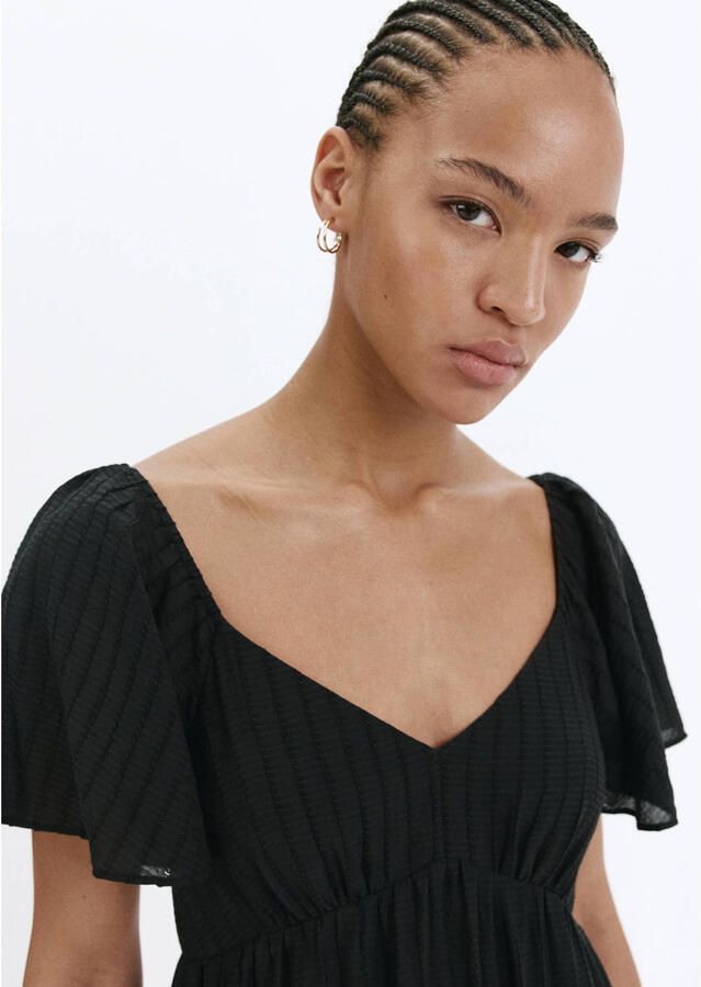 Mango midi jurk zwart - Foto 2