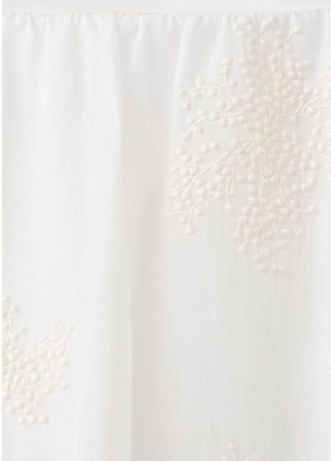 Mango midi rok broderie ecru - Foto 2