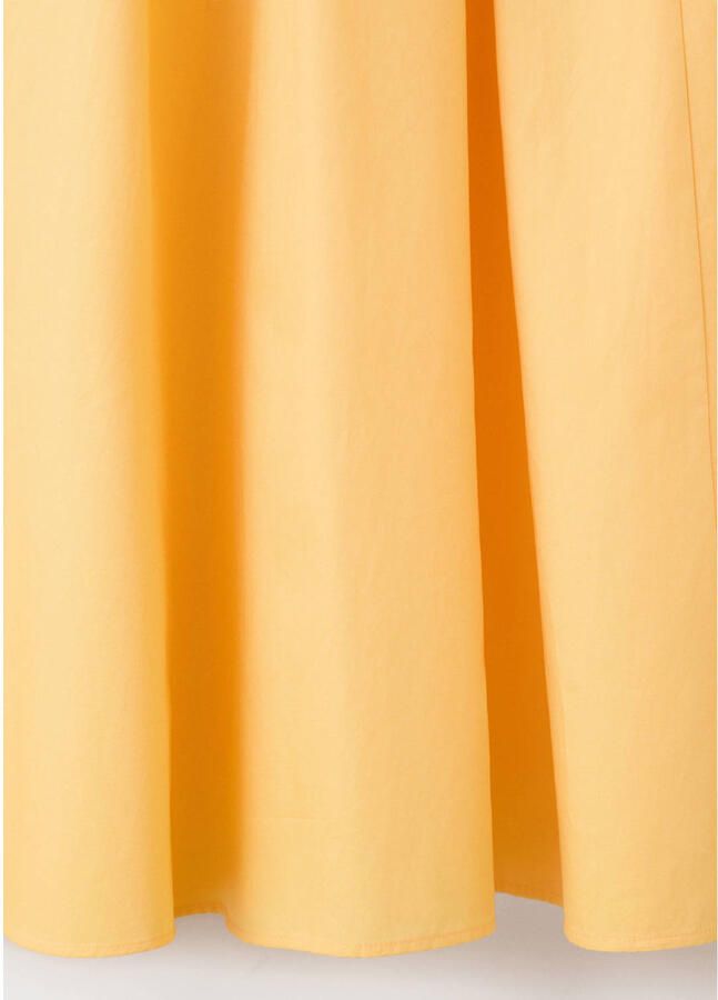 Mango midi rok geel - Foto 2