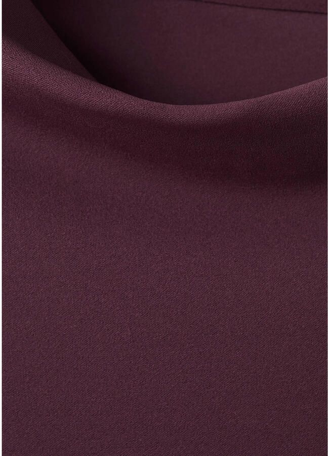 Mango off shoulder jurk donkerrood - Foto 2