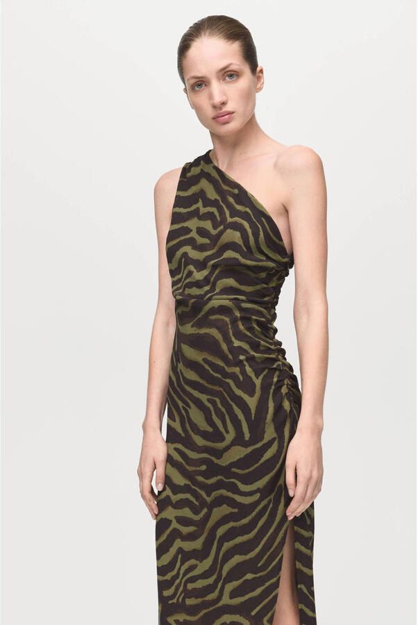 Mango one shoulder jurk