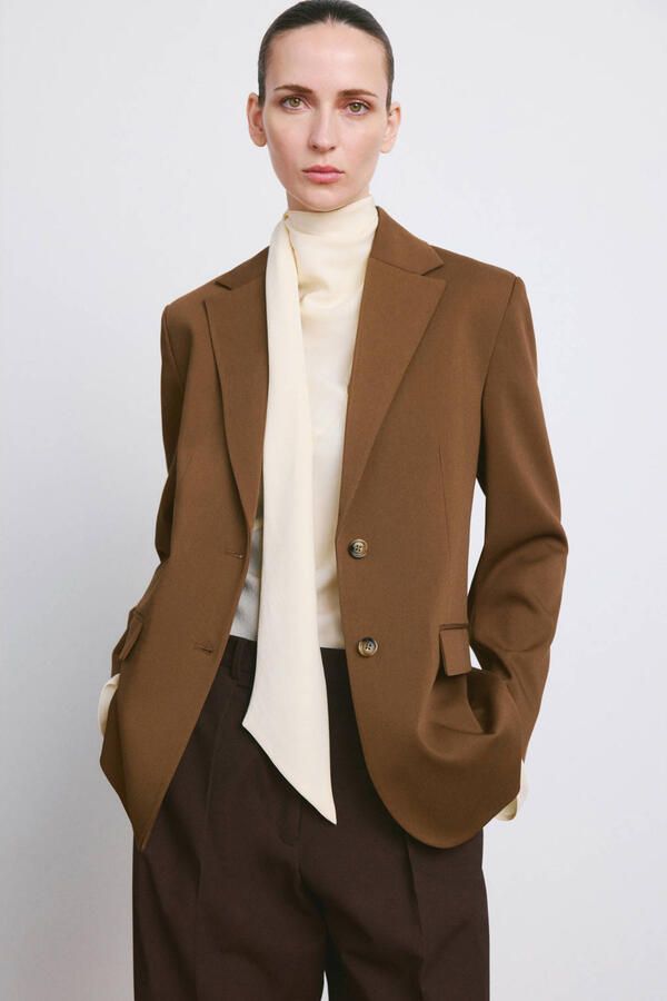 Mango oversized blazer bruin - Foto 3
