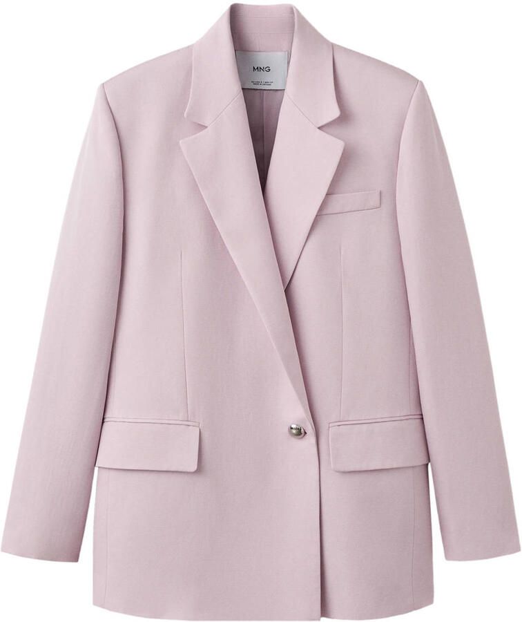Mango oversized blazer lila