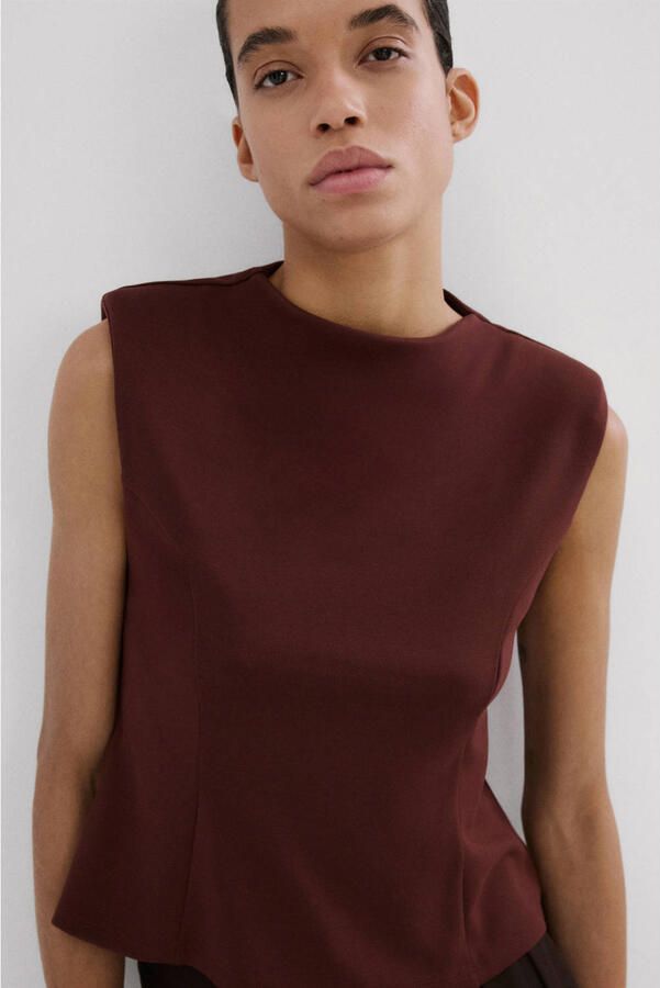Mango peplum top