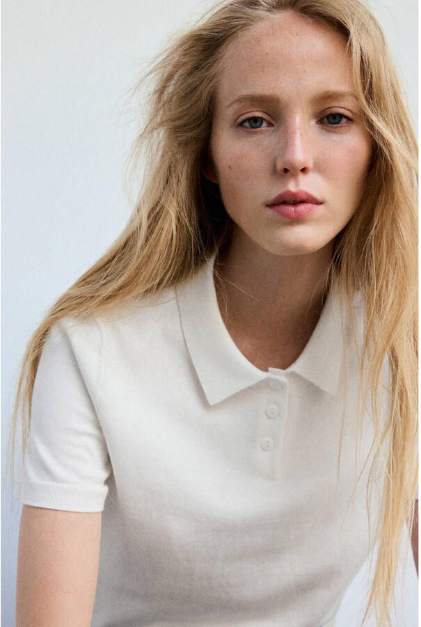 Mango polo ecru - Foto 3