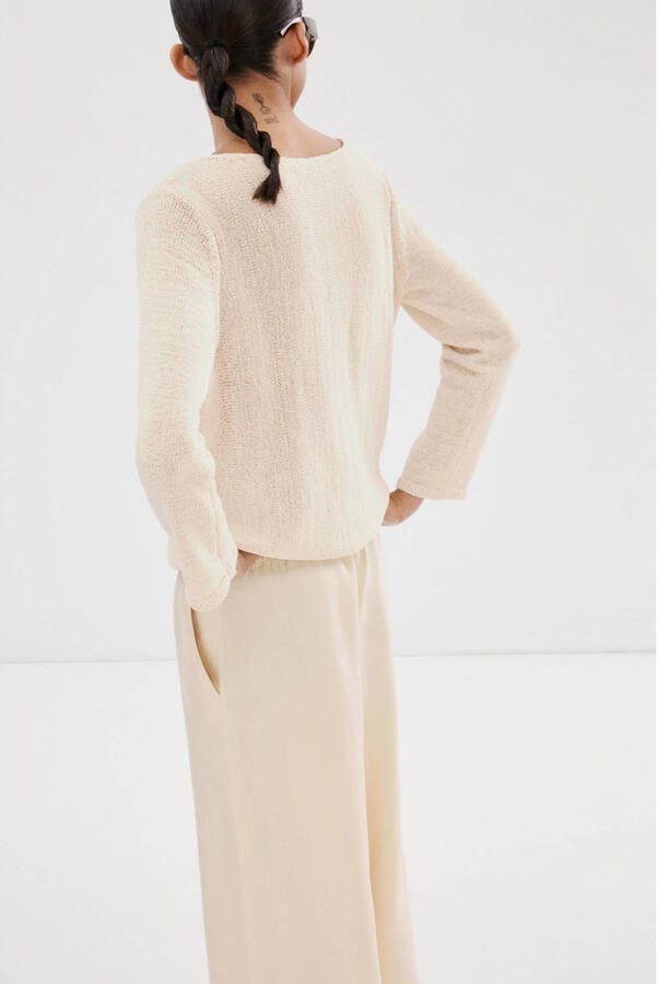 Mango pullover beige gebreid - Foto 3