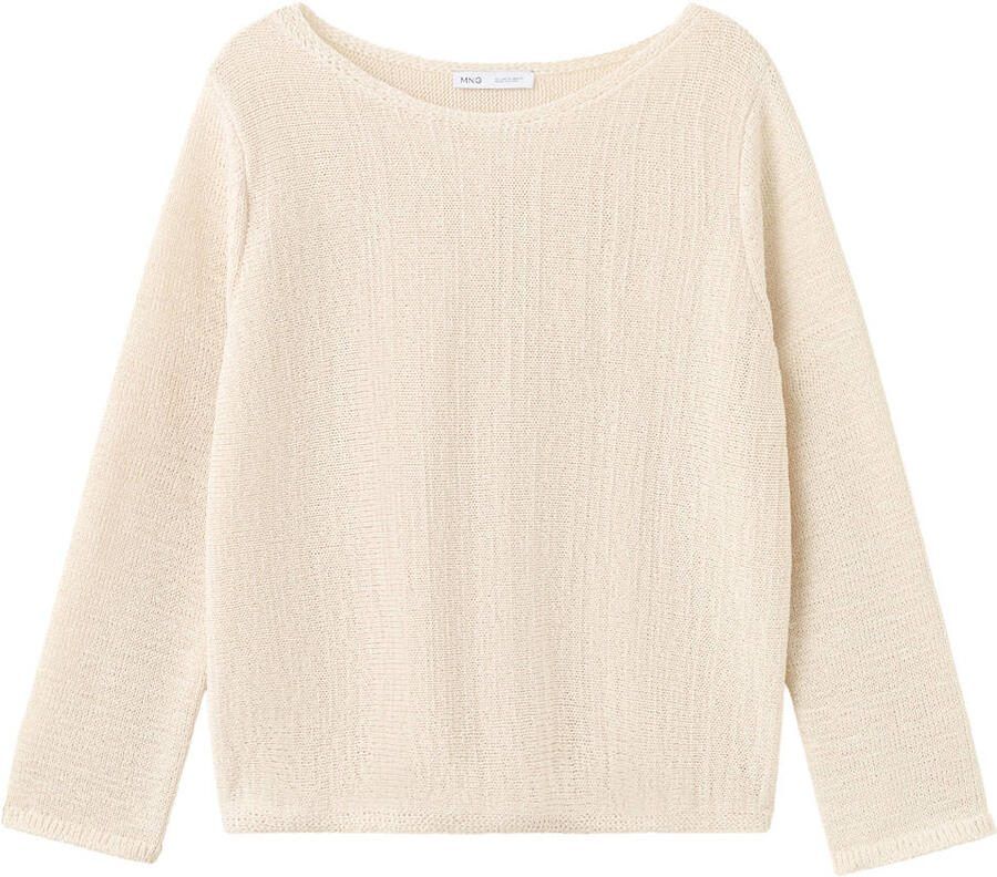 Mango pullover beige gebreid - Foto 2