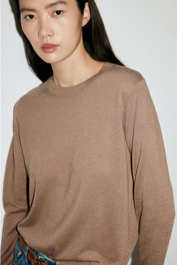 Mango pullover beige