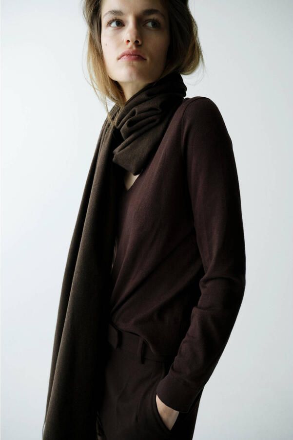 Mango pullover bruin - Foto 3