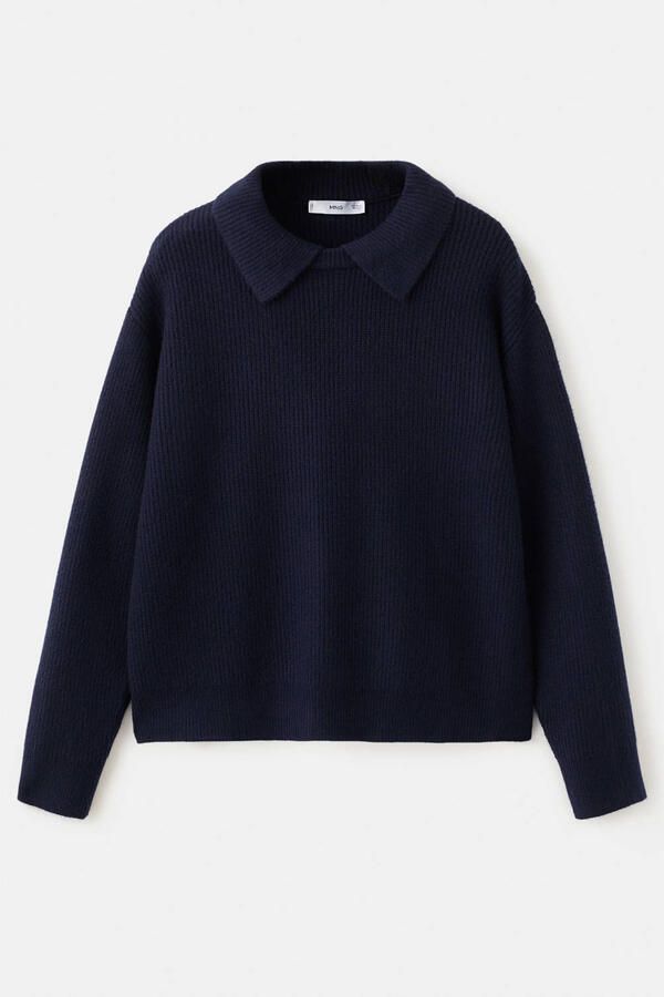 Mango pullover donkerblauw - Foto 3