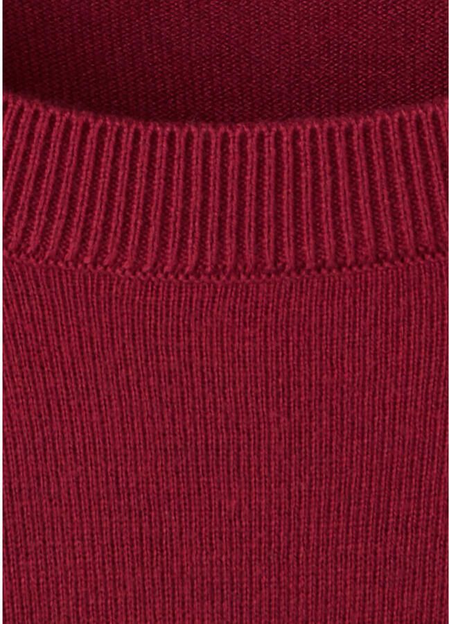 Mango pullover donkerrood - Foto 2