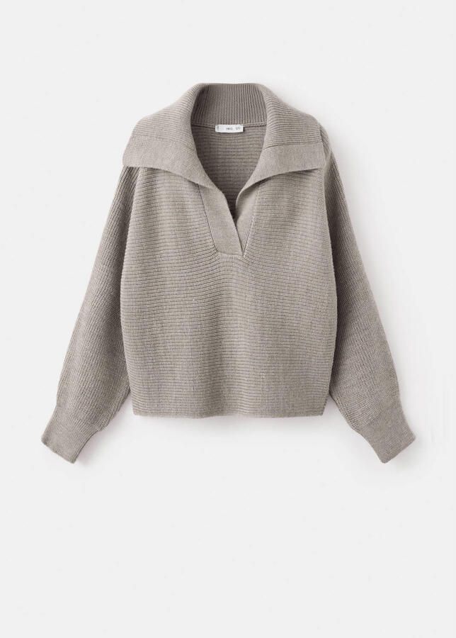 Mango pullover grijs - Foto 3