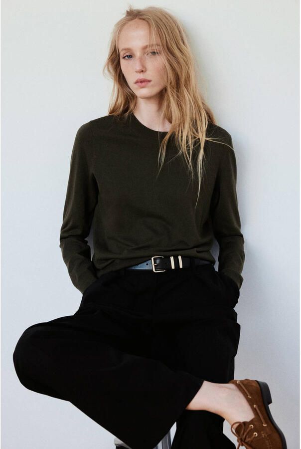 Mango pullover kaki