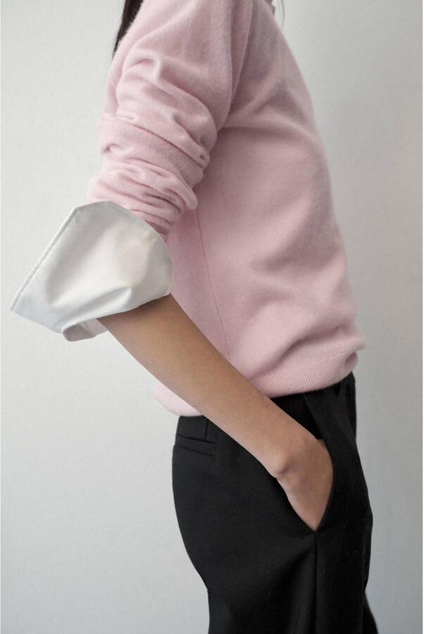 Mango pullover lichtroze - Foto 2