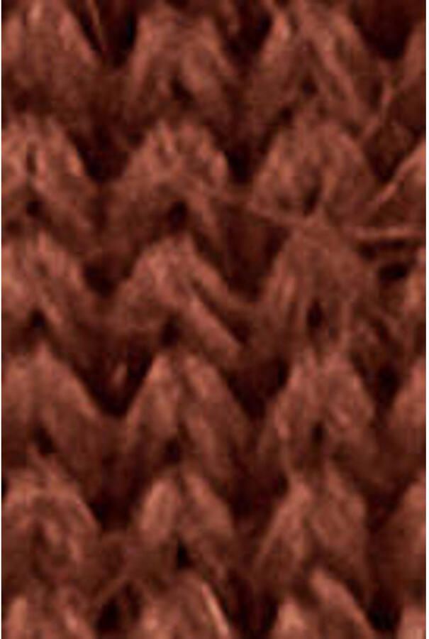 Mango pullover met wol roodbruin - Foto 2