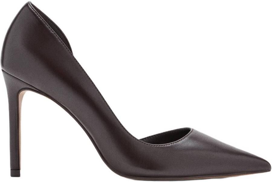Mango pumps met naaldhak bruin