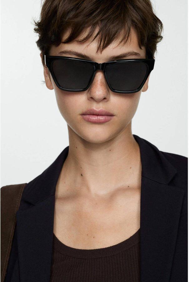 Mango rechtvallende blazer marine
