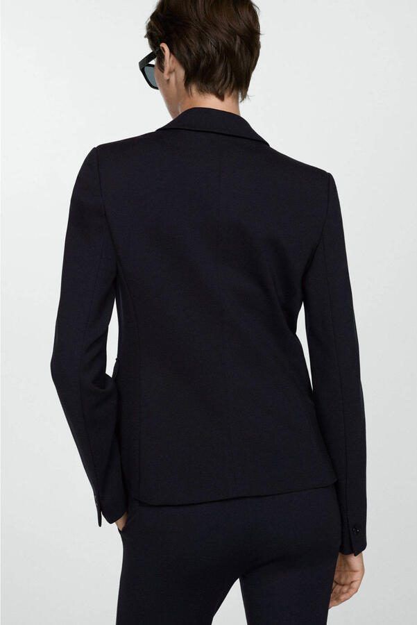 Mango rechtvallende blazer marine - Foto 2