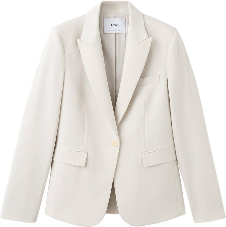 Mango regular blazer beige