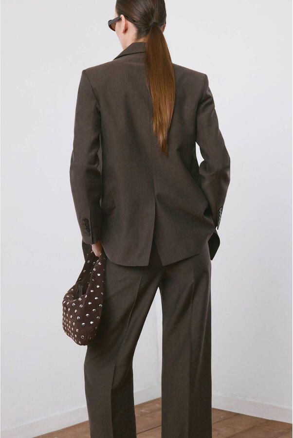 Mango regular blazer bruin - Foto 2